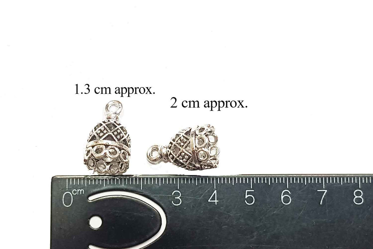 Fancy Metal Charms Package of 3 Pieces