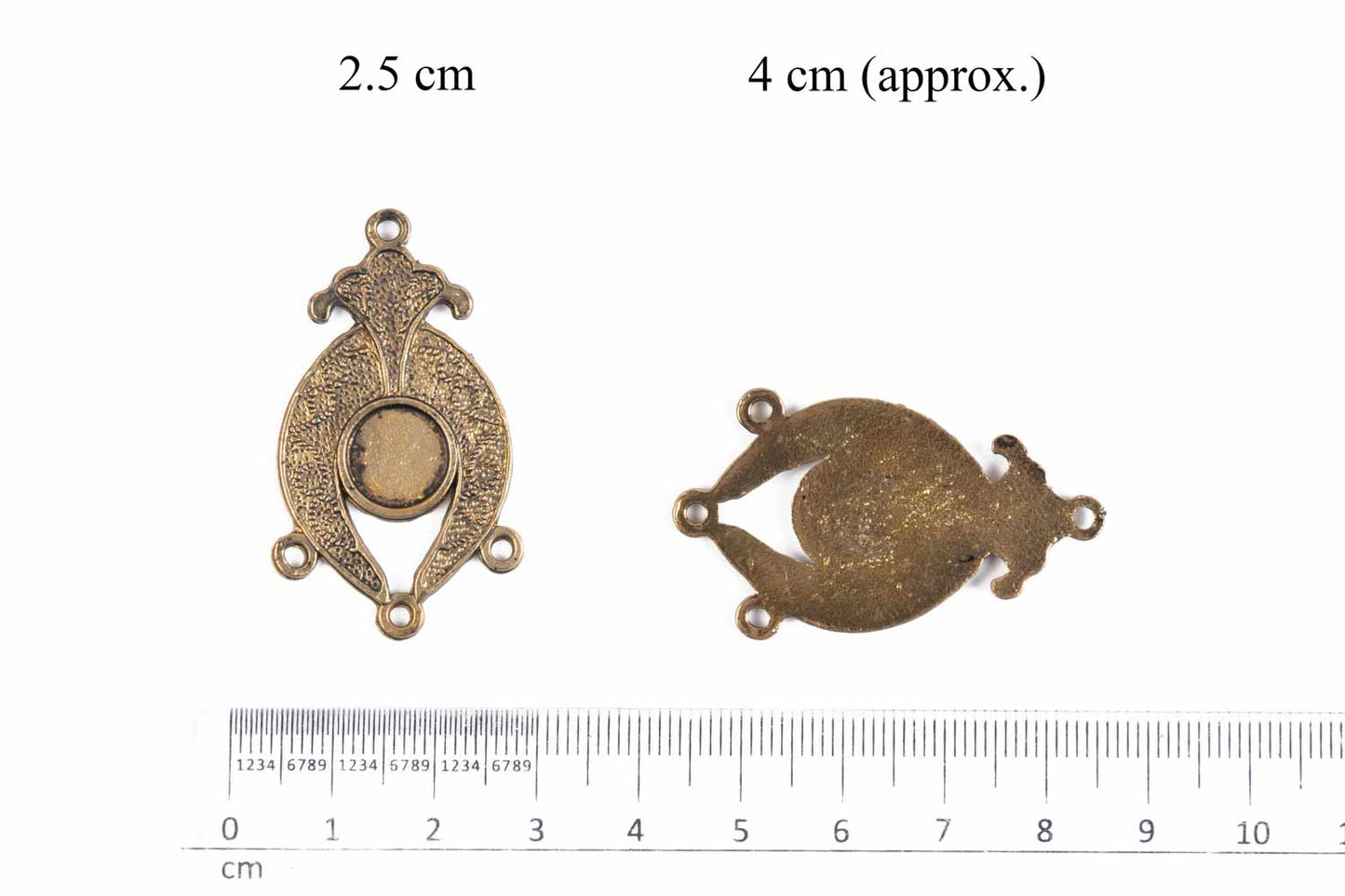 Antique Golden Designer Charms Package of 5 Pieces