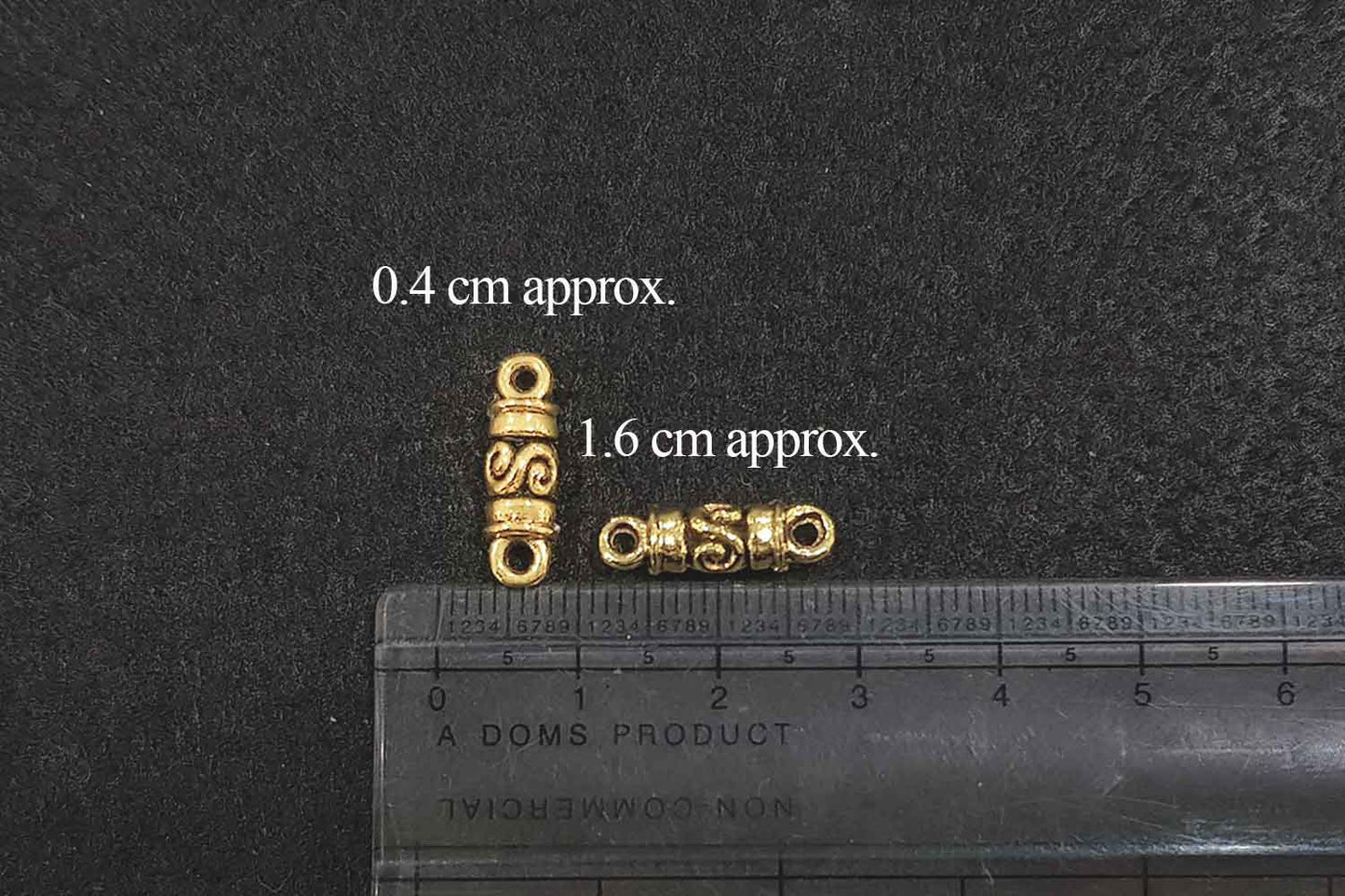 Golden Designer Mehandi Polish Metal Charms Package of 100 grams