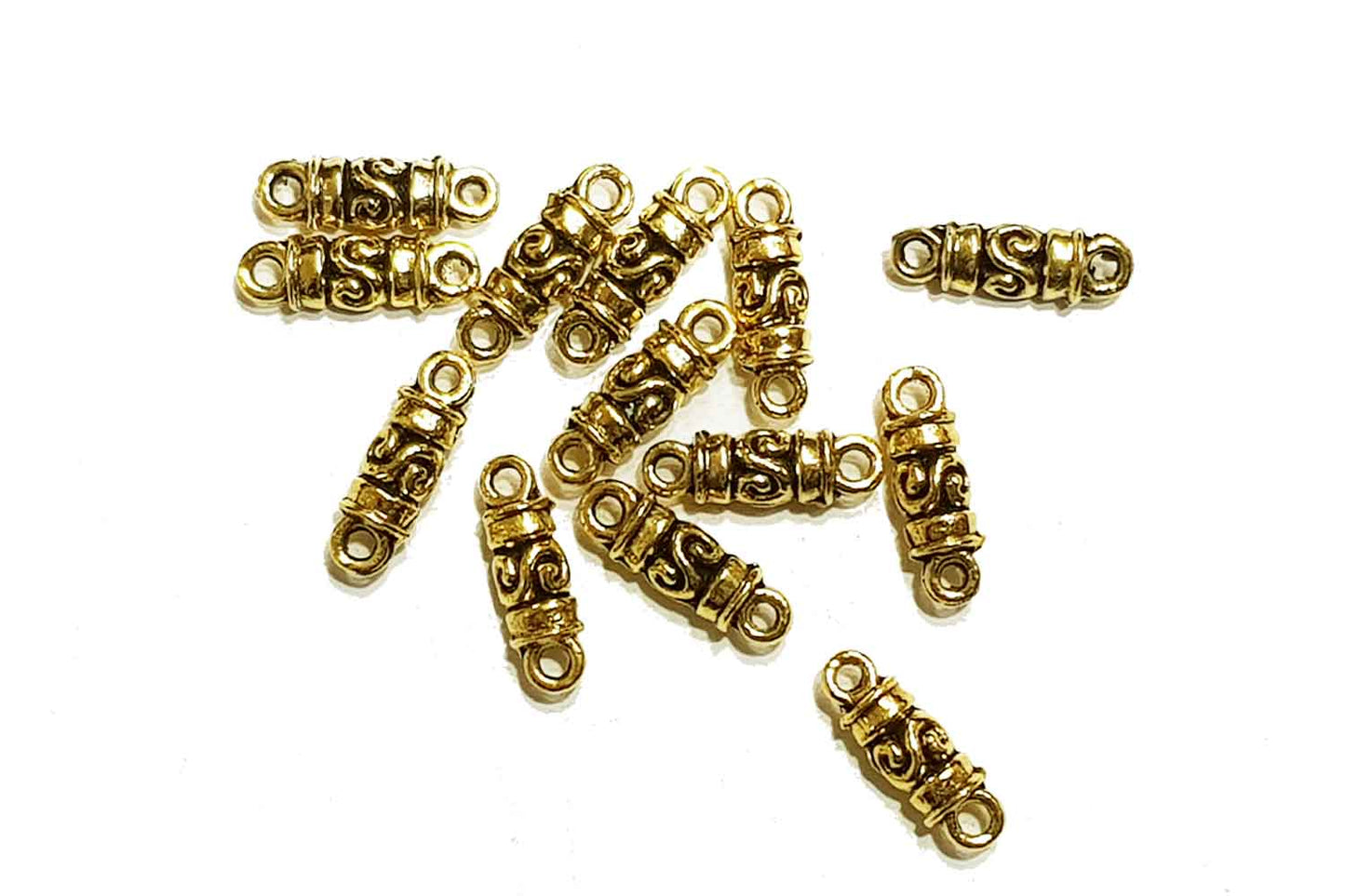 Golden Designer Mehandi Polish Metal Charms Package of 100 grams