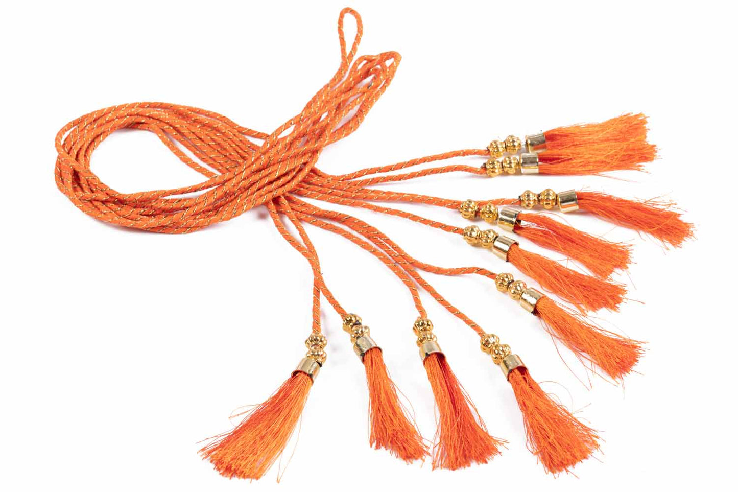 Mohan Shoppe Fancy Tassel Dori Tradition Doris- for Necklace Jewelry Making Dress Package of 5 Doris