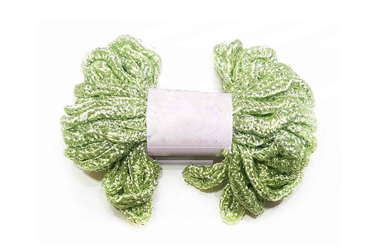 Mohan Shoppe Green Color Silk and Polyester Yarn Dori/Cord for Decorating Dresses and lehengas etc. Package of 1 Skein (10 Meter Approx.)