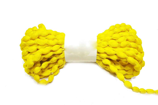 Mohan Shoppe Yellow Color Polyester Dori/Cord for Decorating Dresses and lehengas etc. Package of 1 Skein (10 Meter Approx.)