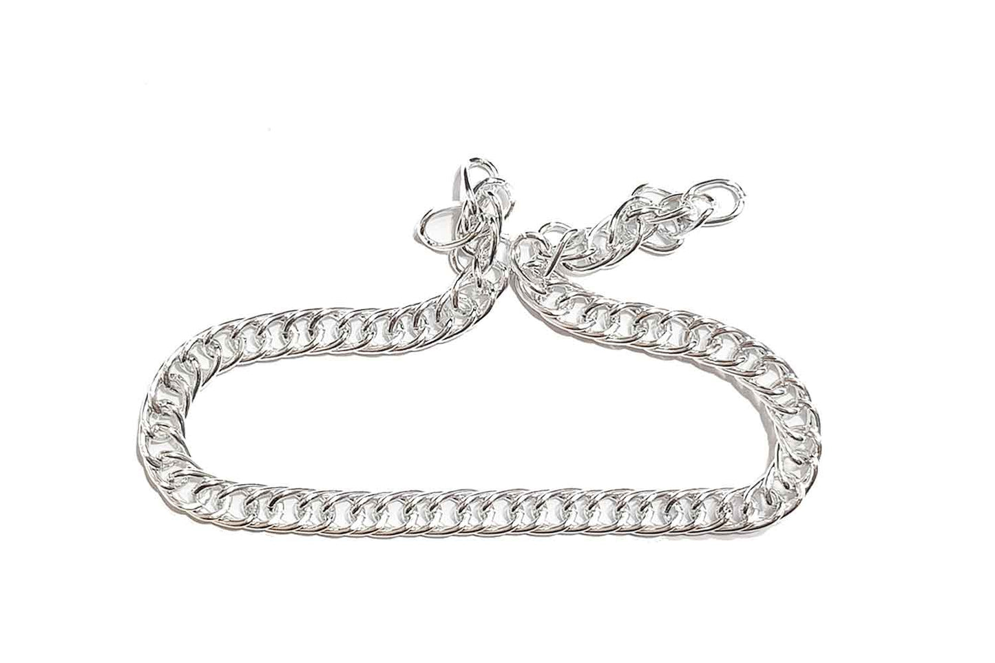 Mohan Shoppe Aluminum Metal Chain for Jewelry Making, Gowns Handbags, Jackets, Bracelets etc. Package of 1 meter