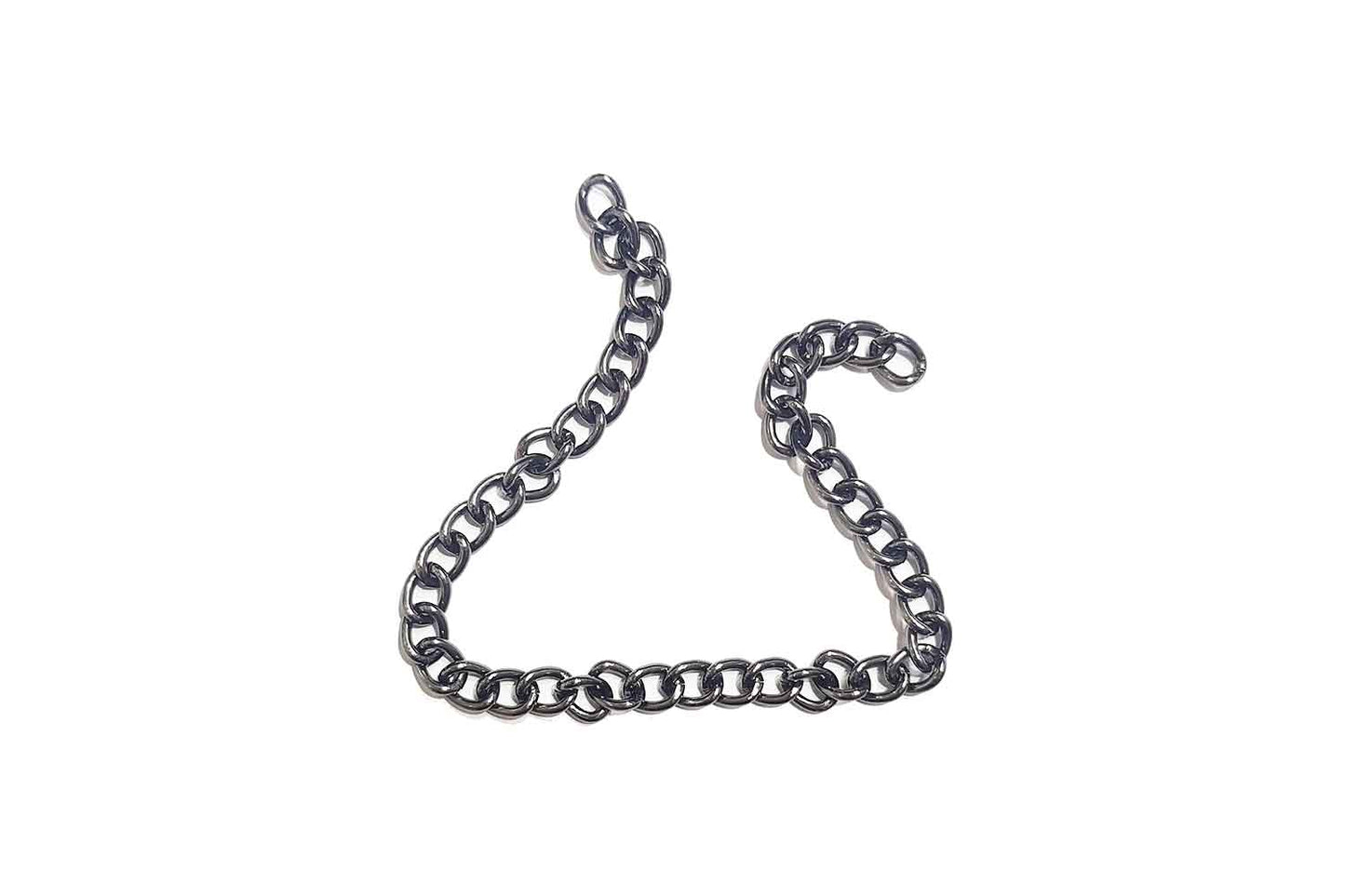 Mohan Shoppe Aluminum Metal Chain for Jewelry Making, Gowns Handbags, Jackets, Bracelets etc. Package of 1 meter