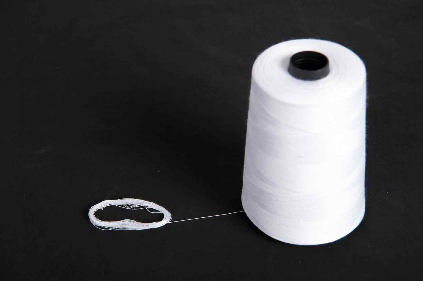 Mohan Shoppe Overlock Spun Polyester Cone Sewing Thread, Package of 6 Pieces