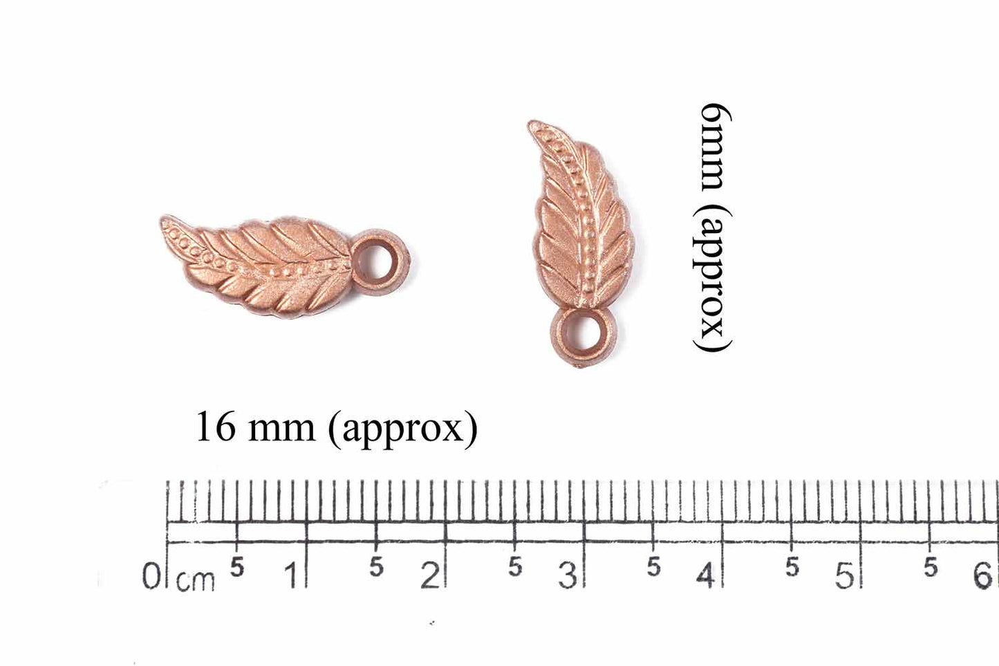 Multi Color Leaf Shape Plastic Beads Package of 50 Grams