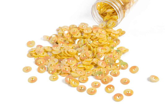 Mohan Shoppe Plastic Sequins for Suits, Dresses, Sarees, Craft Material, Decoration etc. (Package of 50 Grams)
