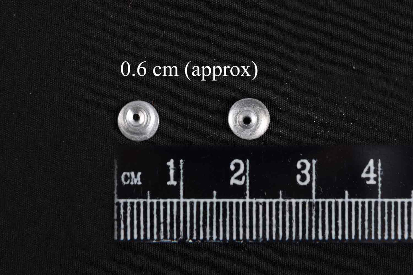 Mohan Shoppe Matte Grey Round Plastic Sequins for Suits, Dresses, Sarees, Craft Material, Decoration etc. (Package of 50 Grams)