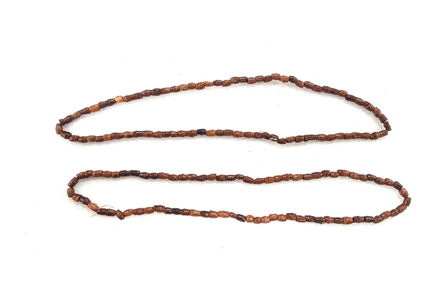 Brown Color Wooden Beads Package of 10 Strings (1 String=75 Beads Approx.)