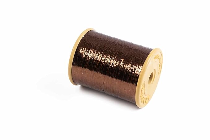 Mohan Shoppe Flat Badla (Metallic Yarn) Thread for Embroidery Work, Beading, Jewlery Making and Crafts, 1 Roll