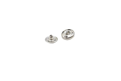 (Pack of 2) Premium Pony Press Buttons (Snap Fasteners) Purpose Spring Press Studs Popper Button - Bra, Buttons, Brass - Rust Proof Superior Guide Hole for Craft and Sewing & More