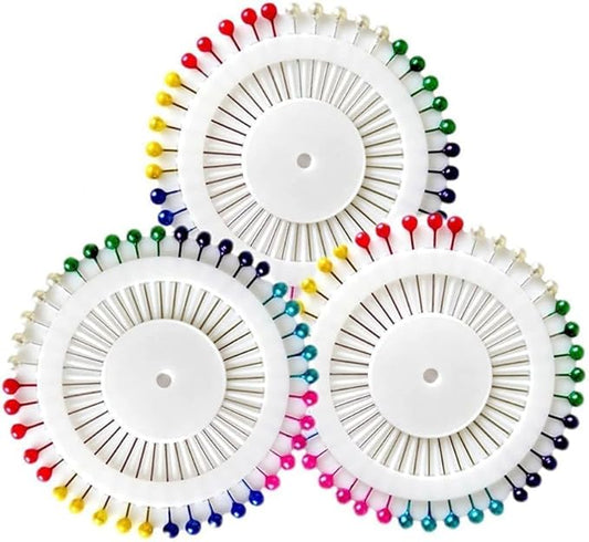Pearl 960 Head Pins for Tailor, DIY Crafts, Sewing, Pattern Making & Fashion Designing, Patchwork, Florist, Decorating, Head Hijab and Scarf Pins for Women (Multicolor)