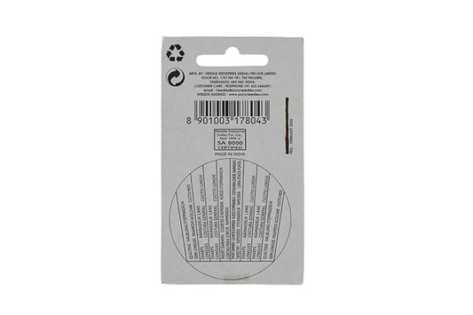 Pony Hand Sewing Needles Compact for Knitting and Home Purpose for Hand Knitting, Machine Sewing, Cross Stitching, Crochet and More (25 Assorted Stainless-Steel Needles) (Pack of 2)