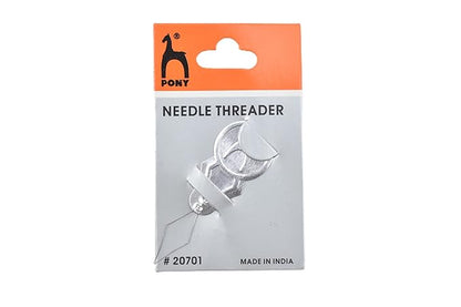 Premium Pony Needle Threader & Plastic Wire Loop for Low Eyesight Stitch makers - Hand Machine Sewing Tool, Sewing, Crafting & More.