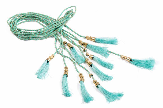 Mohan Shoppe Fancy Tassel Dori Tradition Doris- for Necklace Jewelry Making Dress Package of 5 Doris