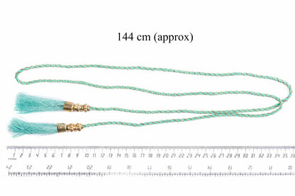 Mohan Shoppe Fancy Tassel Dori Tradition Doris- for Necklace Jewelry Making Dress Package of 5 Doris