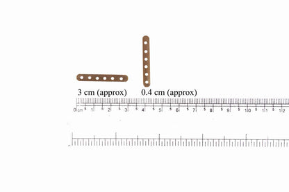 Mohan Shoppe Antique Golden Color Design Metal Sequins for Craft, Embroidery and Jewelry Making Pack of 50gm
