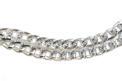 Mohan Shoppe Aluminum Metal Chain for Jewelry Making, Gowns Handbags, Jackets, Bracelets etc. Package of 1 meter