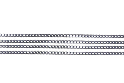 Mohan Shoppe Aluminum Metal Chain for Jewelry Making, Gowns Handbags, Jackets, Bracelets etc. Package of 5 meter