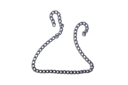 Mohan Shoppe Aluminum Metal Chain for Jewelry Making, Gowns Handbags, Jackets, Bracelets etc. Package of 5 meter