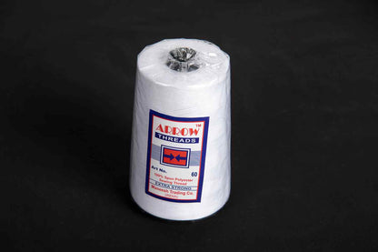 Mohan Shoppe Overlock Spun Polyester Cone Sewing Thread, Package of 6 Pieces