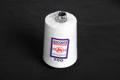 Mohan Shoppe Overlock Polyester Cone Sewing Thread (Kachi Cone), Package of 6 Pieces