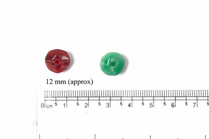 Multi Color Round Shape Plastic Beads Package of 50 Grams