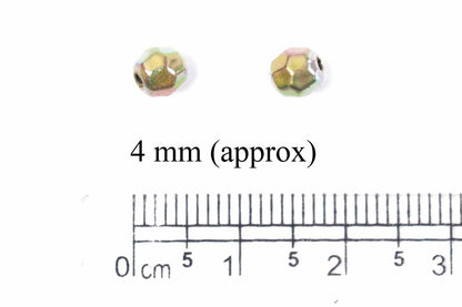 Multi Color Rondelle Shape Plastic Beads Package of 50 Grams