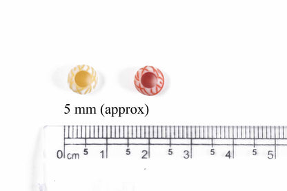 Multi Color Round Shape Plastic Beads Package of 50 Grams
