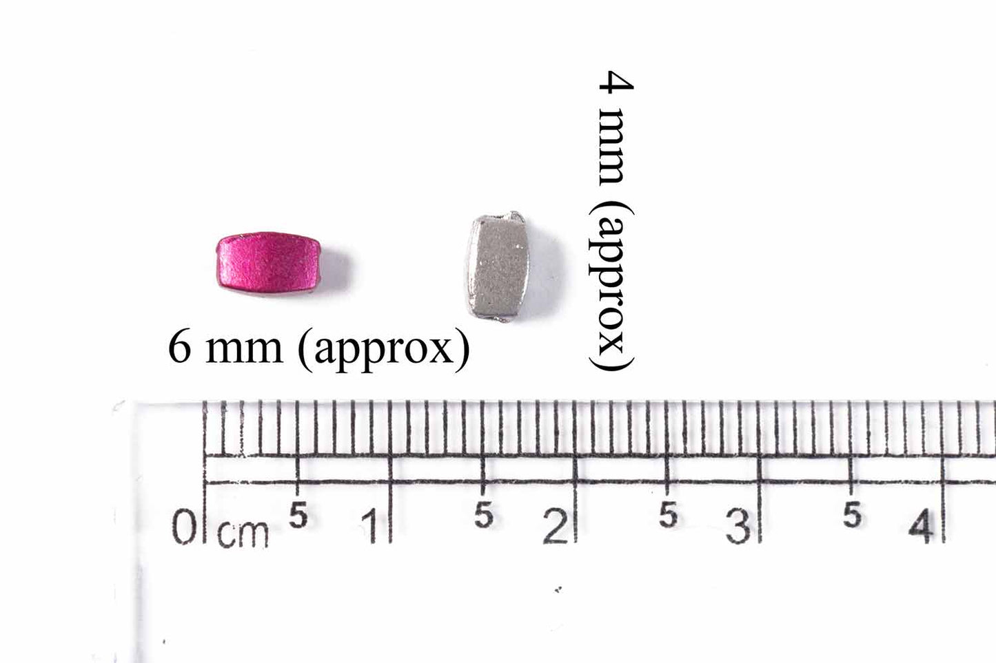 Multi Color Plastic Beads Package of 50 Grams