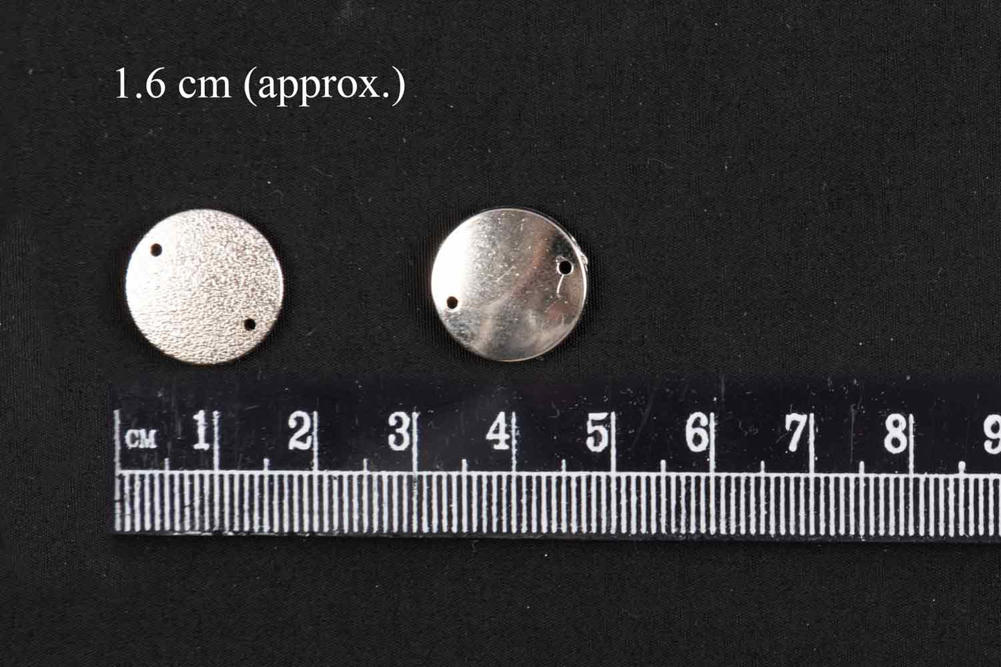 Silver Color Round Shape Plastic Beads Package of 50 Grams