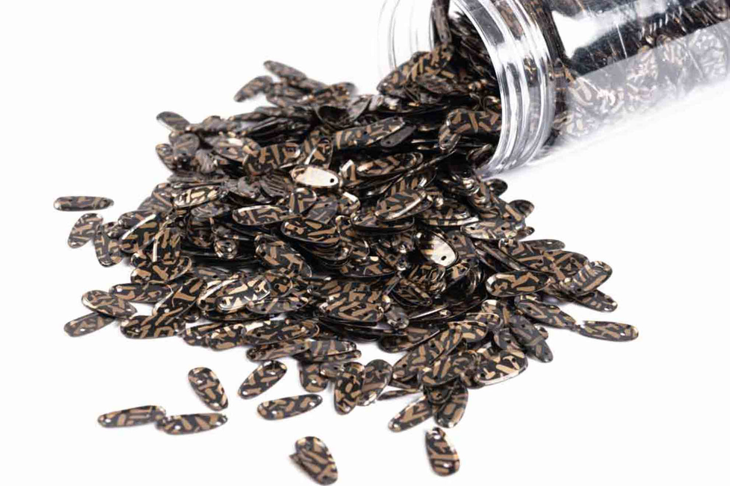 Mohan Shoppe Plastic Sequins for Suits, Dresses, Sarees, Craft Material, Decoration etc. (Package of 50 Grams)