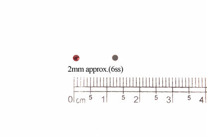 Mohan Shoppe Designer Hotfix Stones for Jewelry Making & Clothing Wedding Dress Size- 2mm Approx.(6ss), Package of 50 Grams