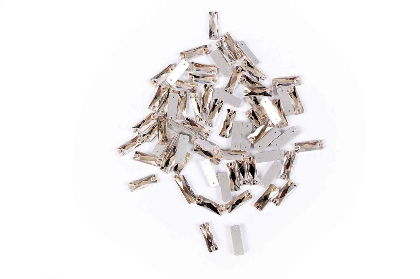 Mohan Shoppe Rectangular Stone Package of 50 Pieces